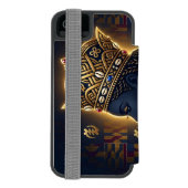 Majestic African queen portrait  Incipio iPhoneウォレットケース (フォリオ裏面)