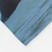 Majestic Alaskan Brown Bear フリースブランケット (角)