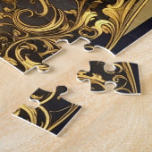 Majestic American Eagle Freedom Justice  ジグソーパズル (側面)