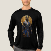 Majestic Anubis Holding the Key of Life トライブレンドＴシャツ (正面)