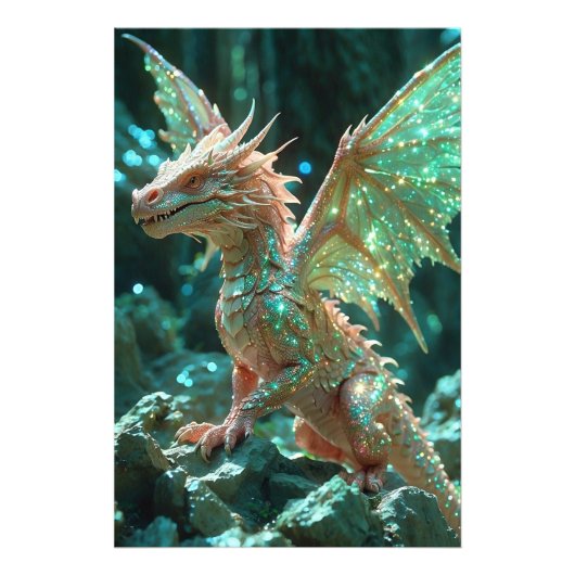 *~* Majestic AP88  Fantasy  Dragon Wall Artwork 7 フォトプリント (正面)