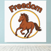 **Majestic Arabian Horse in the Golden Desert** キャンバスプリント (インサイチュ (ウッドフロア))