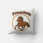 **Majestic Arabian Horse in the Golden Desert** クッション (裏面)