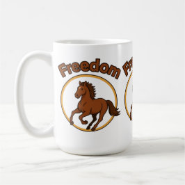 **Majestic Arabian Horse in the Golden Desert** コーヒーマグカップ