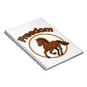 **Majestic Arabian Horse in the Golden Desert** ノートブック (右側)