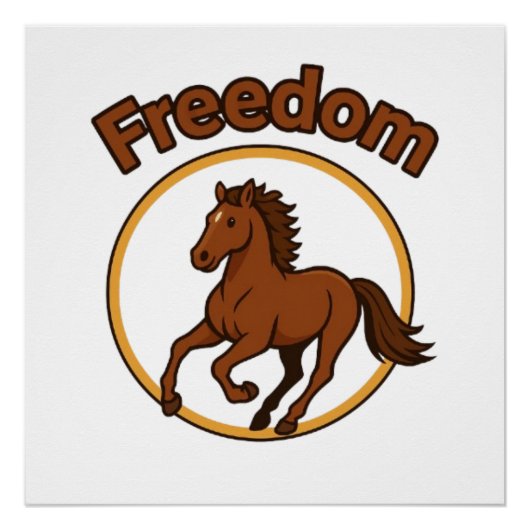 **Majestic Arabian Horse in the Golden Desert** ポスター (正面)