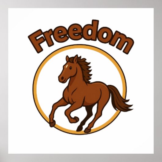 **Majestic Arabian Horse in the Golden Desert** ポスター (正面)