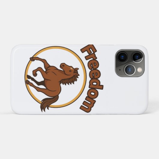 **Majestic Arabian Horse in the Golden Desert** Case-Mate iPhoneケース (裏面(横))