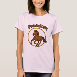 **Majestic Arabian Horse in the Golden Desert** Tシャツ
