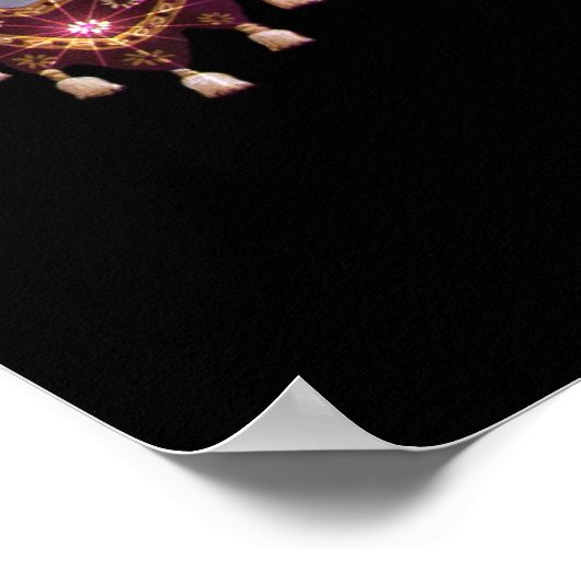 Majestic Arabian Horse Poster ポスター (角)