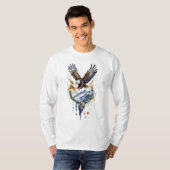 Majestic Bald Eagle – Symbol of Power & Freedom T- Tシャツ (正面フル)