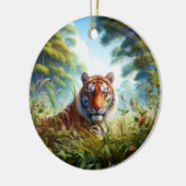 Majestic Bengal Tiger Keepsake セラミックオーナメント (左)