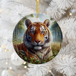 Majestic Bengal Tiger Keepsake セラミックオーナメント
