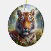 Majestic Bengal Tiger Keepsake セラミックオーナメント (左)