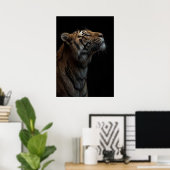 Majestic Bengal Tiger Wildlife Portrait ポスター (ホームオフィス)