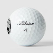 Majestic Bison Silver Accent Golf Balls ゴルフボール (ロゴ)