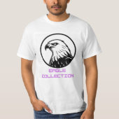 Majestic Black & White Eagle Head Emblem Tシャツ (正面)