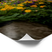 Majestic Blossom Canopy Garden Path ポスター (コーナー)