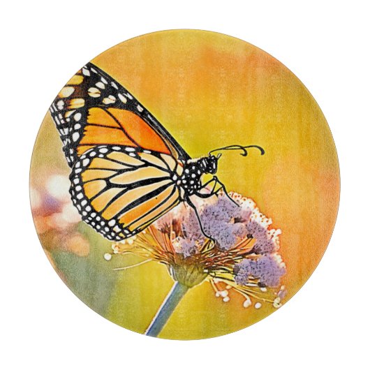 Majestic Butterfly Close Up Design カッティングボード (正面)