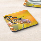 Majestic Butterfly Close Up Design コースター (左側)