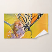 Majestic Butterfly Close Up Design バスタオルセット (ハンドタオル)