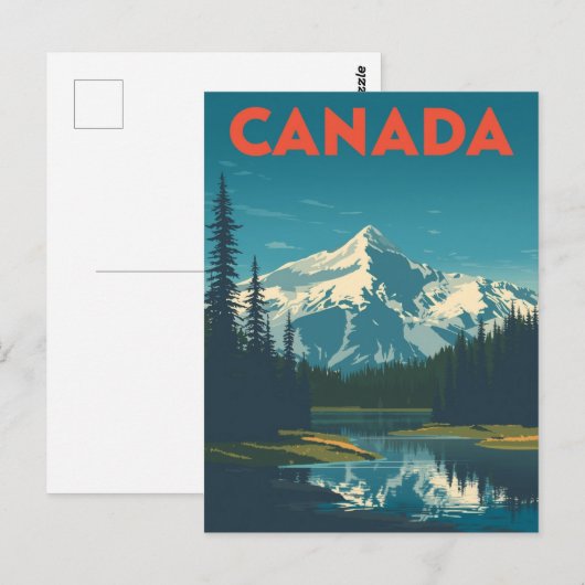 Majestic Canada Wilderness ポストカード (正面/裏面)