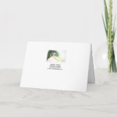 Majestic Cheetah Folded Card カード (裏面)