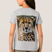 Majestic Cheetah – Speed and Grace of the Savannah トライブレンドＴシャツ (裏面)