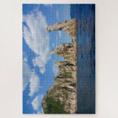 Majestic Coastal Spires – Triozyorye, Sea of Japan ジグソーパズル (縦)