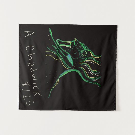 Majestic Constellation Small Tapestry タペストリー (正面(横))