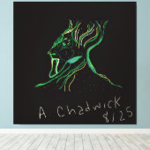 Majestic Constellation Stretched Canvas キャンバスプリント (インサイチュ (ウッドフロア))