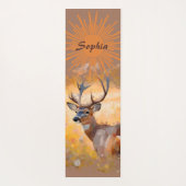 Majestic Deer in a Field of Wildflowers ヨガマット (裏面)