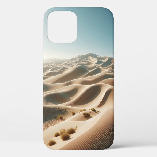Majestic Desert Sand Dunes Landscape - Warm Beige  Case-Mate iPhoneケース (裏面)