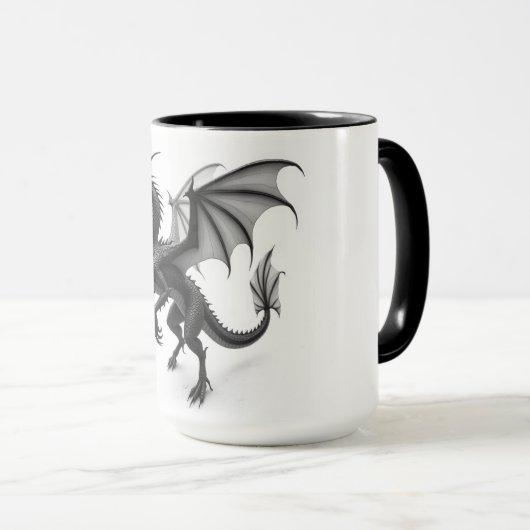 Majestic Dragon Coffee Mug マグカップ (正面右)