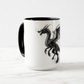 Majestic Dragon Coffee Mug マグカップ (正面左)