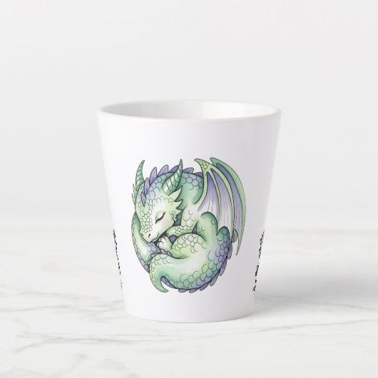 Majestic Dragon Mug カフェラテマグ (正面)
