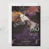 Majestic Eagle America 250 Years of Liberty Purple 招待状 (正面)