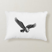 : Majestic Eagle Art Pillow アクセントクッション (裏面)