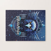 Majestic Eagle Logo Puzzle | Artistic Wildlife Des ジグソーパズル (横)