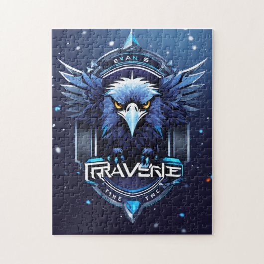 Majestic Eagle Logo Puzzle | Artistic Wildlife Des ジグソーパズル (縦)