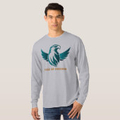 Majestic Eagle Logo T-Shirt - Teal 'Wings of Freed Tシャツ (正面フル)