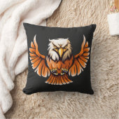 Majestic Eagle Throw Pillow クッション (ブランケット)