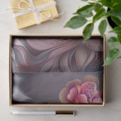 Majestic Elegant  Floral Lion Head & Bird 薄葉紙 (ギフト)