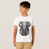 Majestic Elephant T-Shirt Tシャツ (正面フル)
