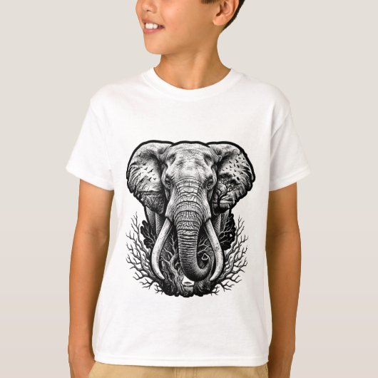 Majestic Elephant T-Shirt Tシャツ (正面)