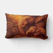 Majestic Elephants ランバークッション (裏面)