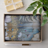 Majestic Elk in floral mountain valley 薄葉紙 (ギフト)