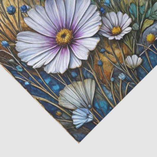 Majestic Elk in floral mountain valley 薄葉紙 (詳細)