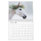 Majestic Equine Year 2026: Seasons of the Horse  カレンダー (1月 2026)