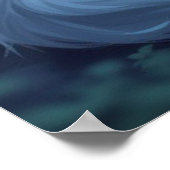 **Majestic Fantasy Cat with Mystical Aura – High F ポスター (角)